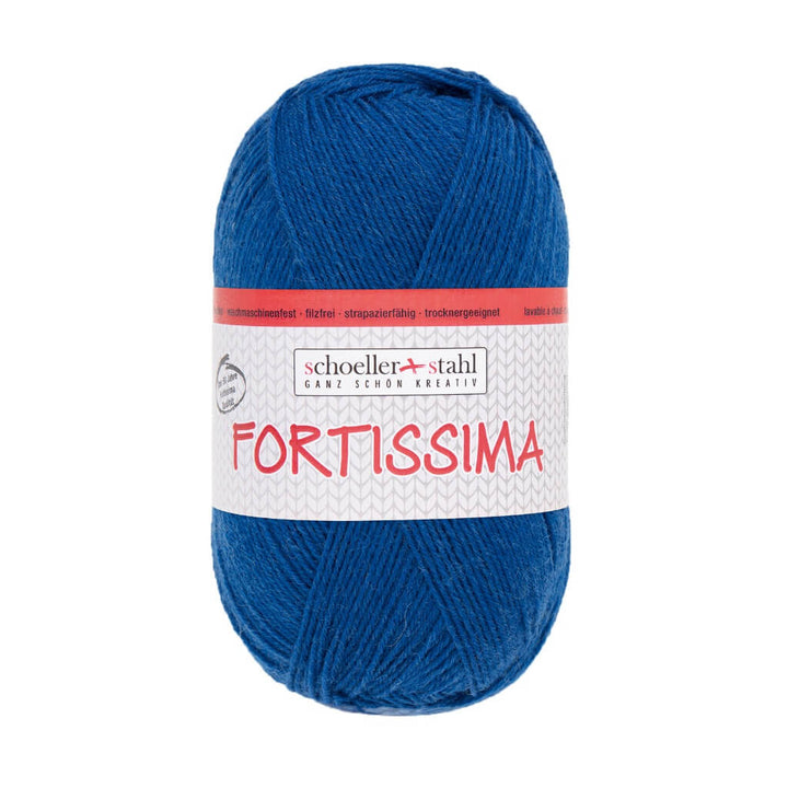 Schoeller + Stahl Fortissima Socka 100 - Sockenwolle, Farbe 2099 Blau – Polyamid und Schurwolle bei Lieblingsgarn