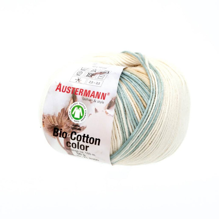 Austermann Bio Cotton Color 50g, Farbe 101 Sand – Baumwolle und Wolle bei Lieblingsgarn
