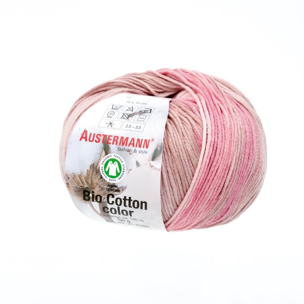 Austermann Bio Cotton Color 50g, Farbe 105 Magnolie – Baumwolle und Wolle bei Lieblingsgarn