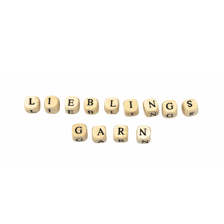 Meyco ABC-Bastelperlen aus Holz Ø 9 mm - Buchstabenperlen bei bei bei bei bei bei bei bei bei bei Lieblingsgarn