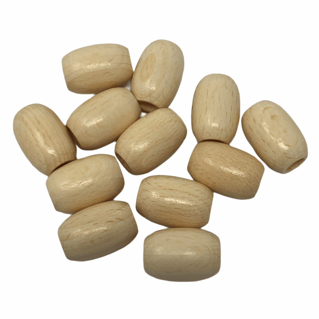Meyco 12 Holzoliven 14 x 21 mm Ø 6 mm bei bei bei bei bei bei bei bei bei bei Lieblingsgarn