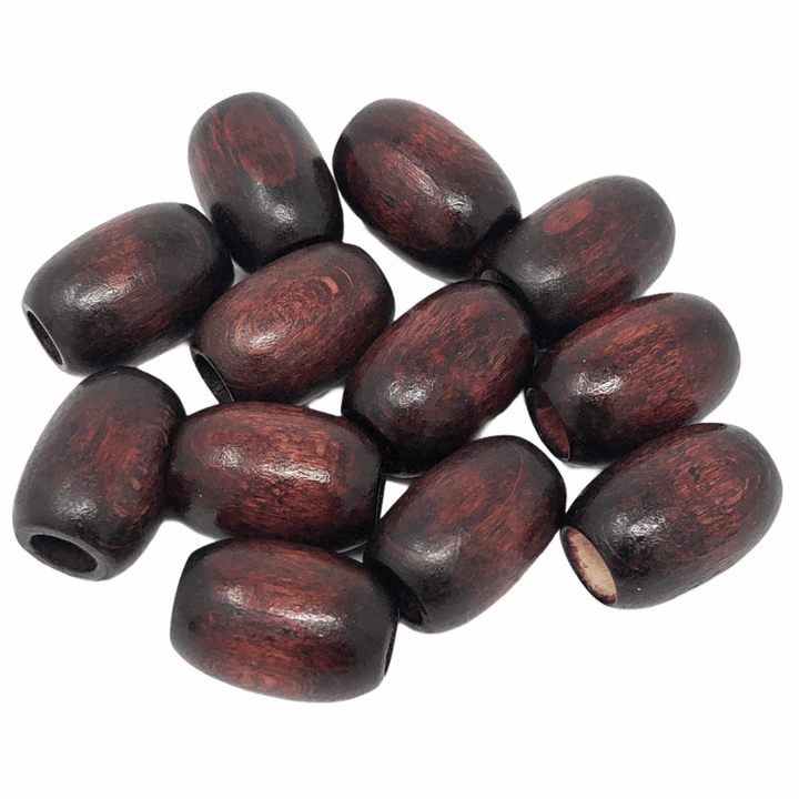 Meyco 12 Holzoliven 14x21 mm dunkelbraun Ø 6 mm bei bei bei bei bei bei bei bei bei bei Lieblingsgarn