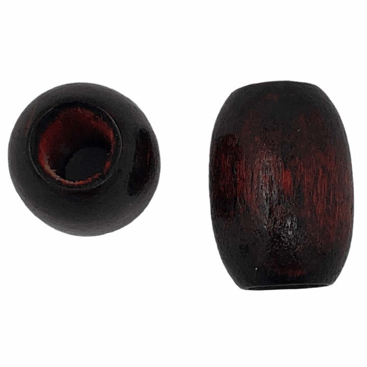 Meyco 12 Holzoliven 14x21 mm dunkelbraun Ø 6 mm bei bei bei bei bei bei bei bei bei bei Lieblingsgarn