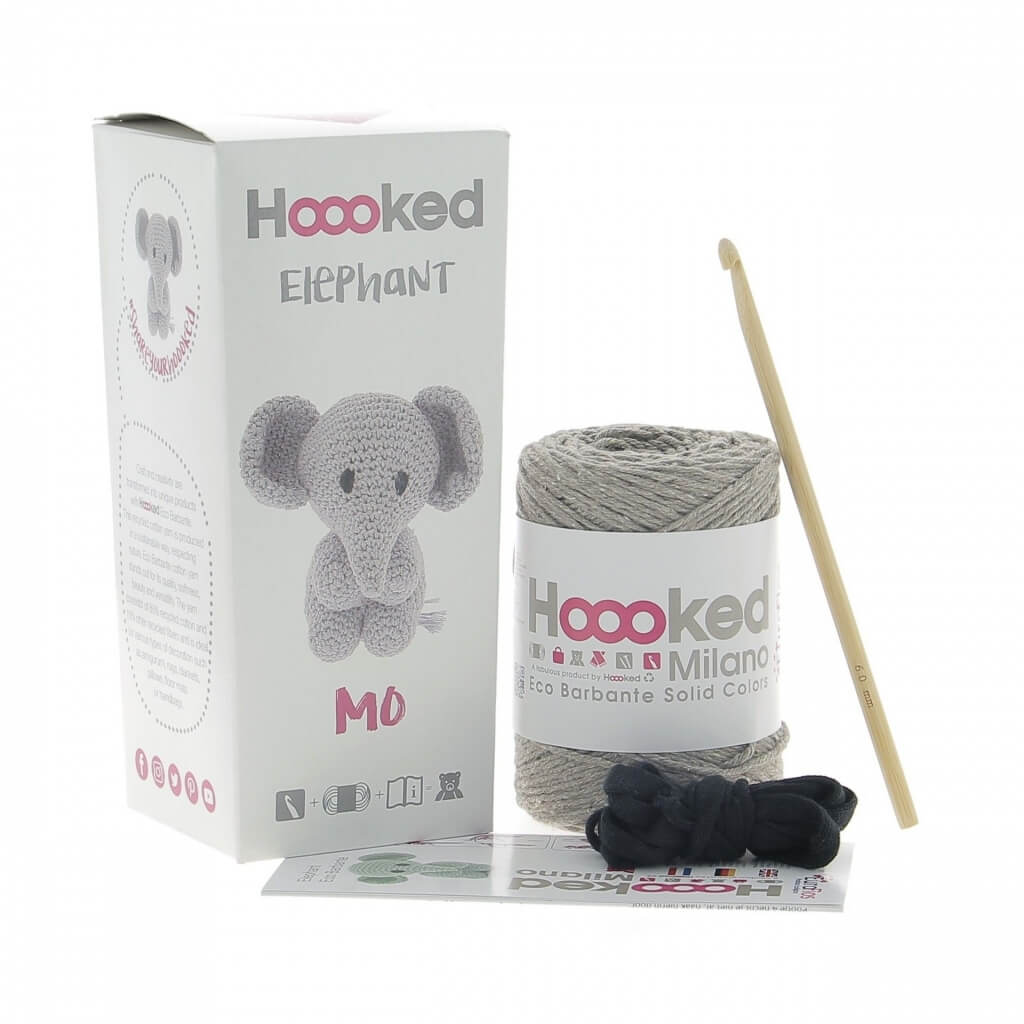 Hoooked Set Amigurumi Elefant Mo Häkelset - Hoooked bei bei bei bei bei bei bei bei bei bei bei bei bei bei Lieblingsgarn