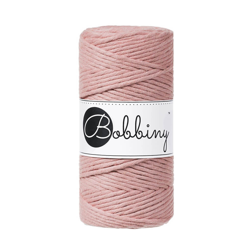 Bobbiny Makramee Garn 3mm, Farbe Blush – Baumwolle bei Lieblingsgarn