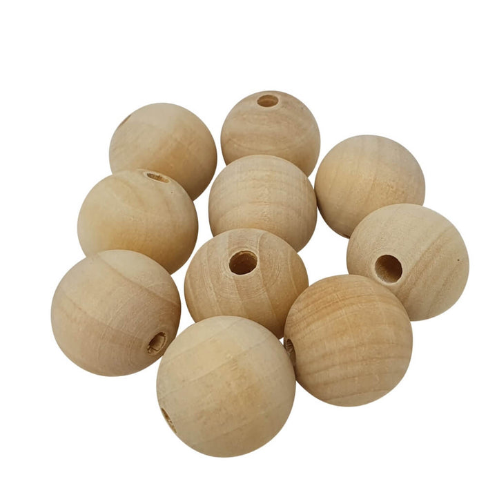 De Bondt B.V. De Bondt Makramee Holzperlen Ø 25 mm bei bei bei bei bei bei bei bei bei bei Lieblingsgarn