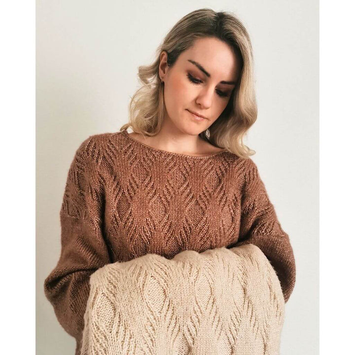 Rita Koch Damenpullover Diamond Cross Sweater Strickanleitung - Rita Koch bei bei bei bei bei bei bei bei bei Lieblingsgarn