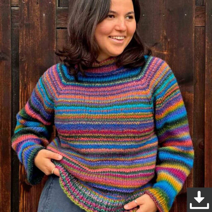 Lang Yarns Pullover How To Raglan Strickanleitung - Lang Yarns (PDF) bei bei bei bei bei bei bei bei bei bei Lieblingsgarn
