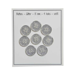 Go Handmade Knöpfe Glitter