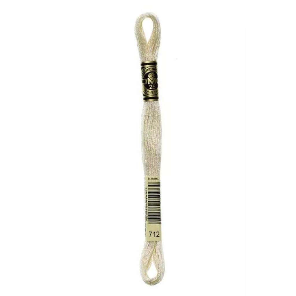DMC Mouliné Spécial, Farbe 712 Creme – Baumwolle bei Lieblingsgarn