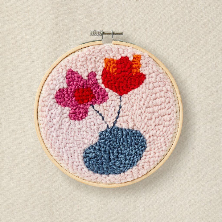 DMC Punch Needle Set Zarte Blumen bei bei bei bei bei bei bei bei bei bei Lieblingsgarn