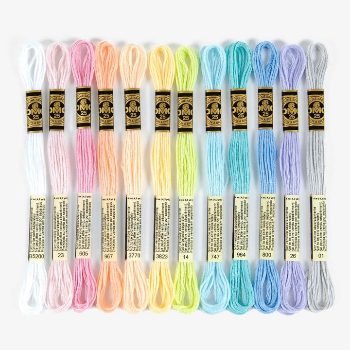 DMC Stickgarne Pastelltöne Set bei bei bei bei bei bei bei bei bei bei Lieblingsgarn