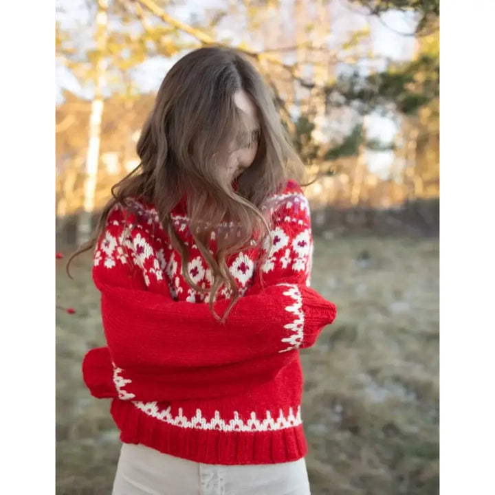 Christmas Grynet Sweater Strickanleitung - Sandnes Garn (PDF) bei bei bei bei bei bei bei bei bei bei bei bei Lieblingsgarn