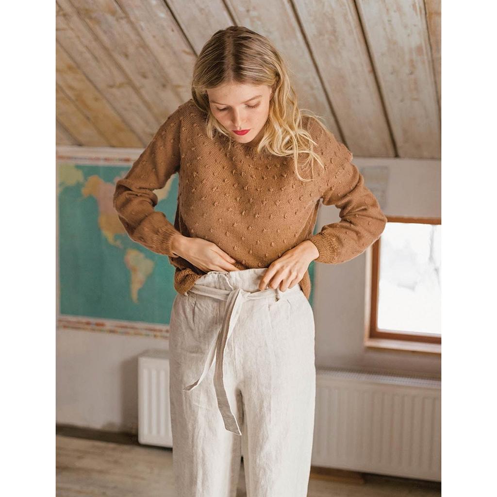 Frühlings-Knospen-Pullover Strickanleitung - Sandnes Garn / Åsa Christiansen (PDF) bei bei bei bei bei bei Lieblingsgarn