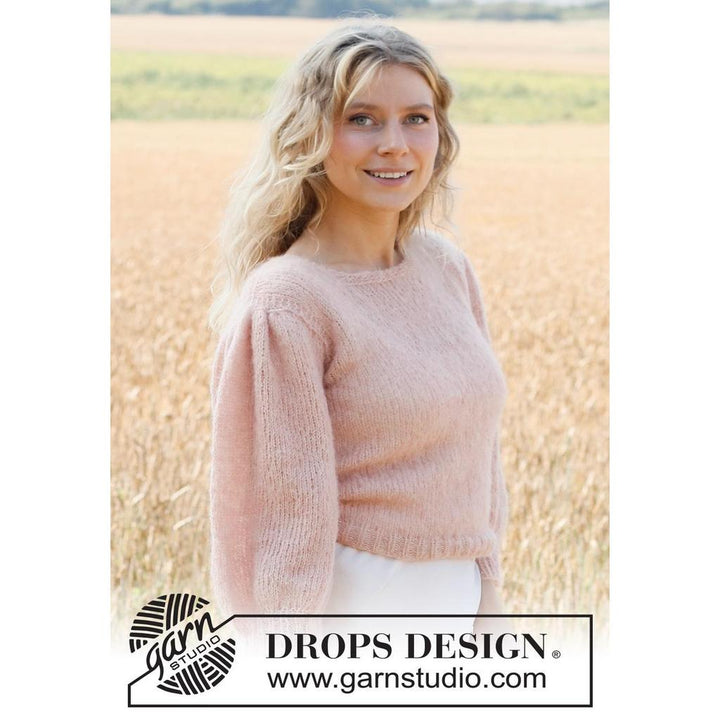 Peaches and Cream Pullover Strickanleitung - Drops Design (PDF) bei bei bei bei bei bei bei bei bei bei bei bei Lieblingsgarn