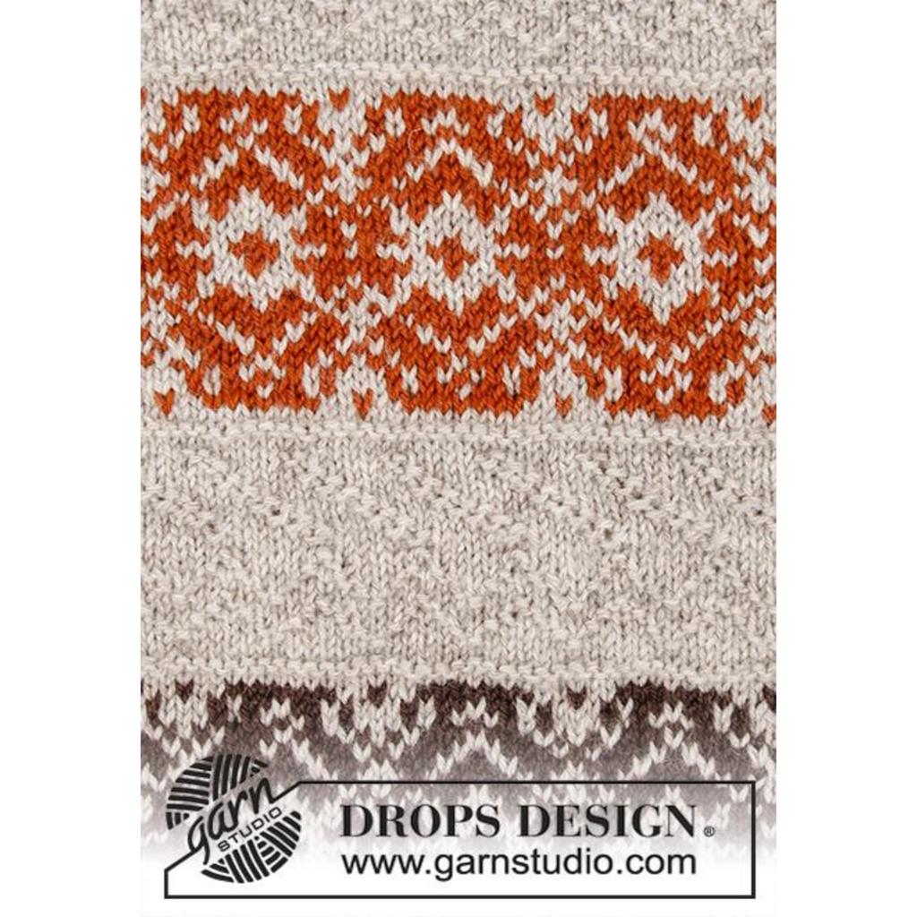 Pullover mit Norwegermuster Valdres Strickanleitung - Drops Design (PDF) bei bei bei bei bei bei bei bei bei Lieblingsgarn