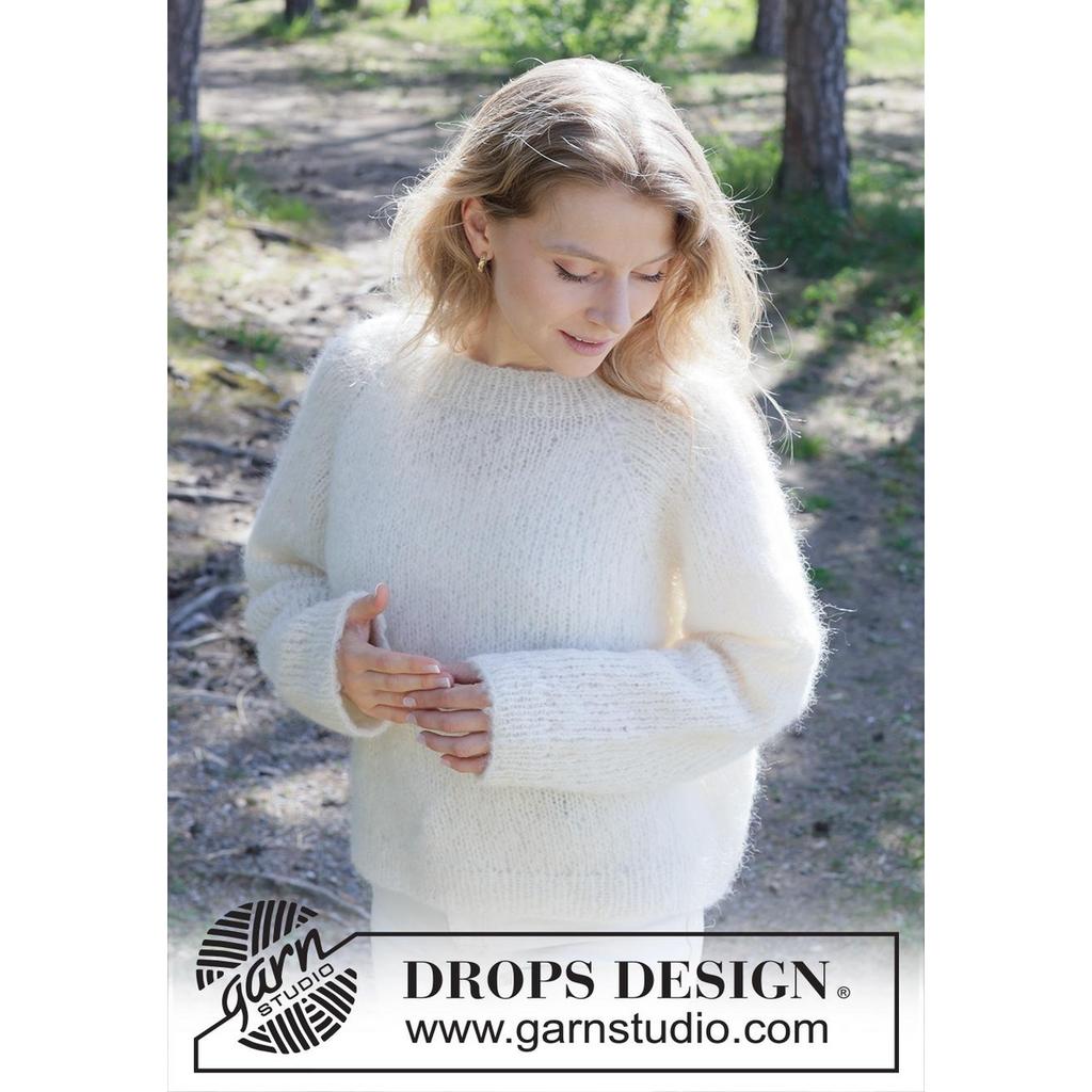 Dove Feather Pullover Strickanleitung - Drops Design (PDF) bei bei bei bei bei bei bei bei bei bei bei bei Lieblingsgarn