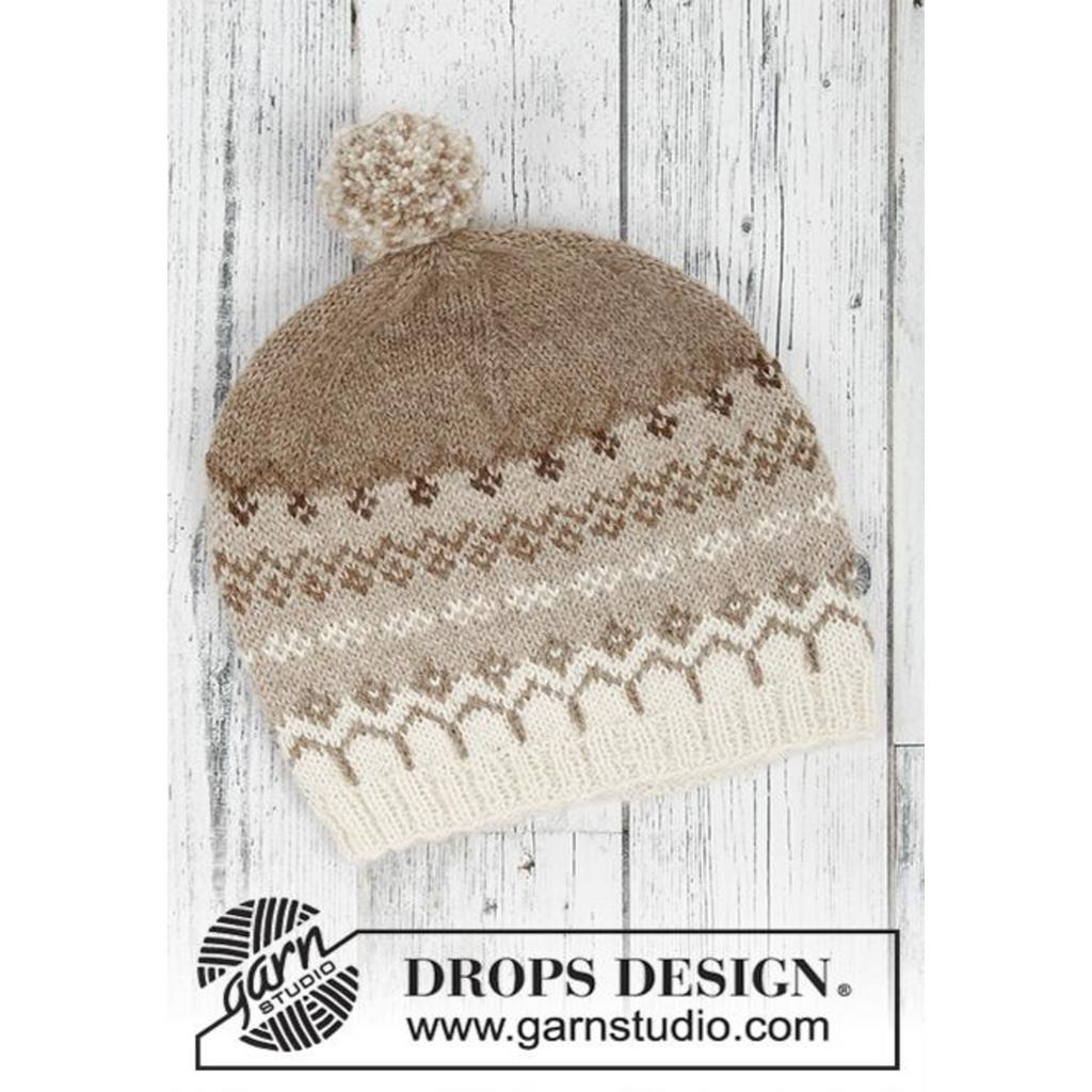 Pullover mit Rundpasse im nordischen Muster Strickanleitung - Drops Design (PDF) bei bei bei bei bei bei bei Lieblingsgarn