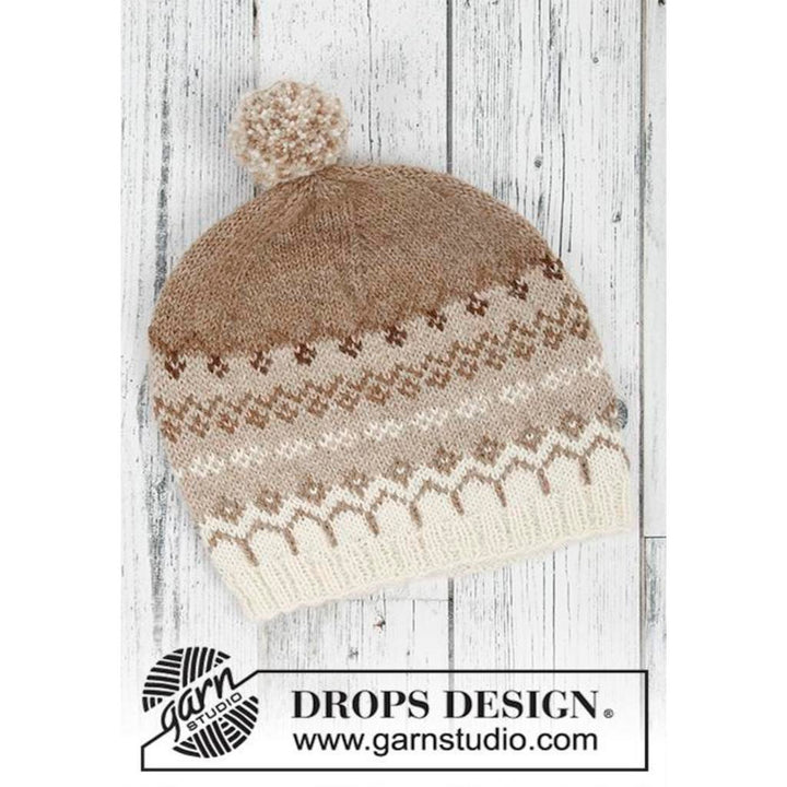 Pullover mit Rundpasse im nordischen Muster Strickanleitung - Drops Design (PDF) bei bei bei bei bei bei bei Lieblingsgarn