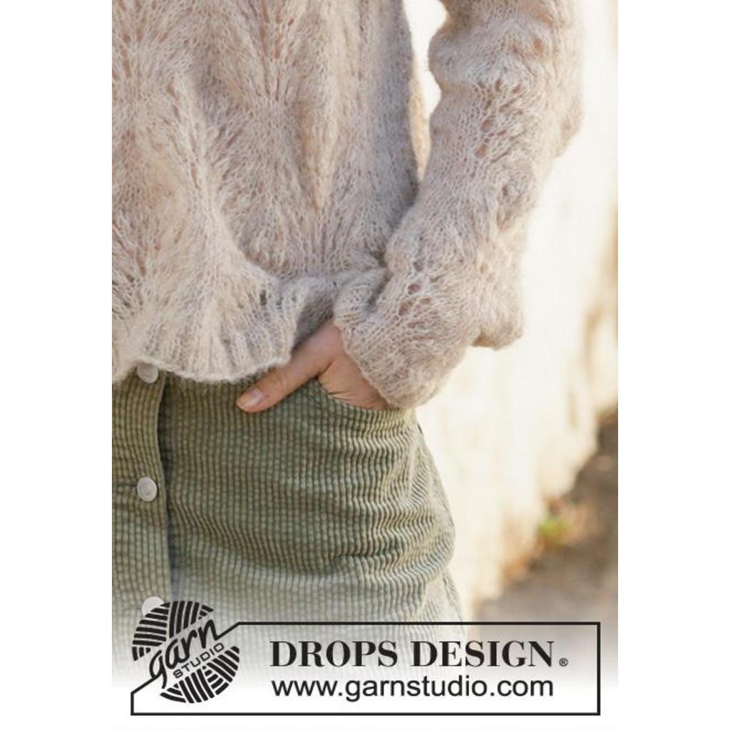 Footprints in the Sand Pullover Strickanleitung - Drops Design (PDF) bei bei bei bei bei bei bei bei bei bei Lieblingsgarn