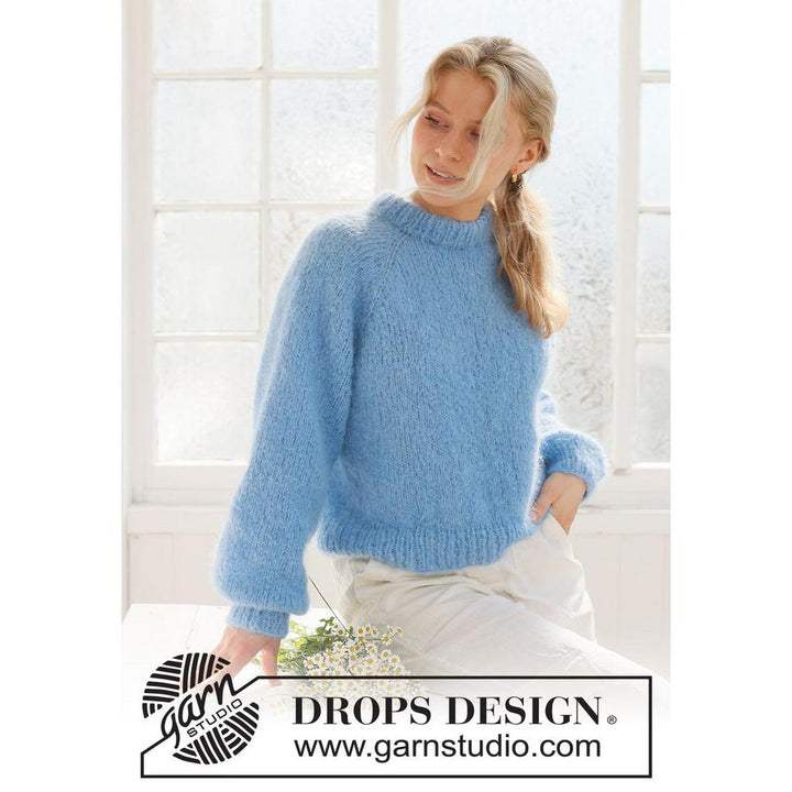 Blueberry Cream Sweater Strickanleitung - Drops Design (PDF) bei bei bei bei bei bei bei bei bei bei bei bei Lieblingsgarn