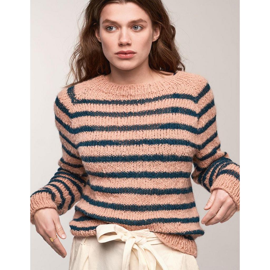 Streifen-Pullover Strickanleitung - Sandnes Garn / Olaug Beate Bjelland (PDF) bei bei bei bei bei bei bei bei Lieblingsgarn