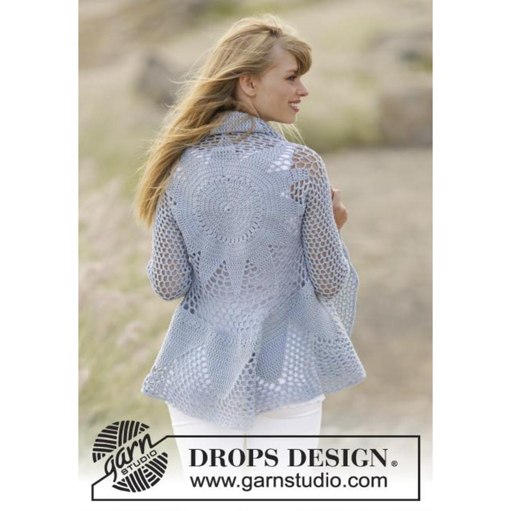 Endless Love Kreisjacke Häkelanleitung - Drops Design (PDF) bei bei bei bei bei bei bei bei bei bei bei bei Lieblingsgarn