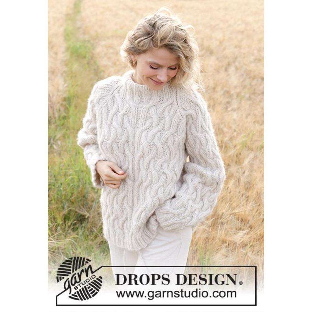 Sand Trails Pullover Strickanleitung - Drops Design (PDF) bei bei bei bei bei bei bei bei bei bei bei bei bei Lieblingsgarn