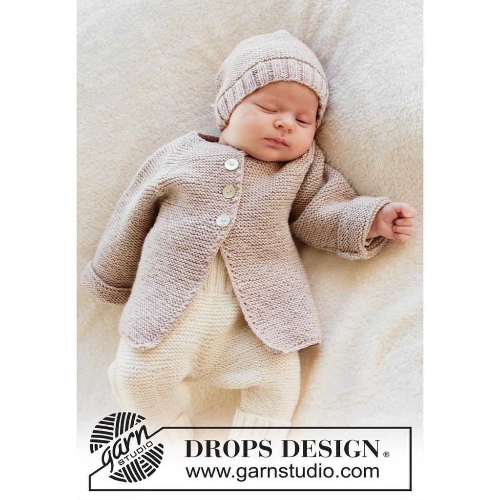 Sleep Tight Baby Strickjacke Strickanleitung - Drops Design (PDF) bei bei bei bei bei bei bei bei bei bei bei Lieblingsgarn