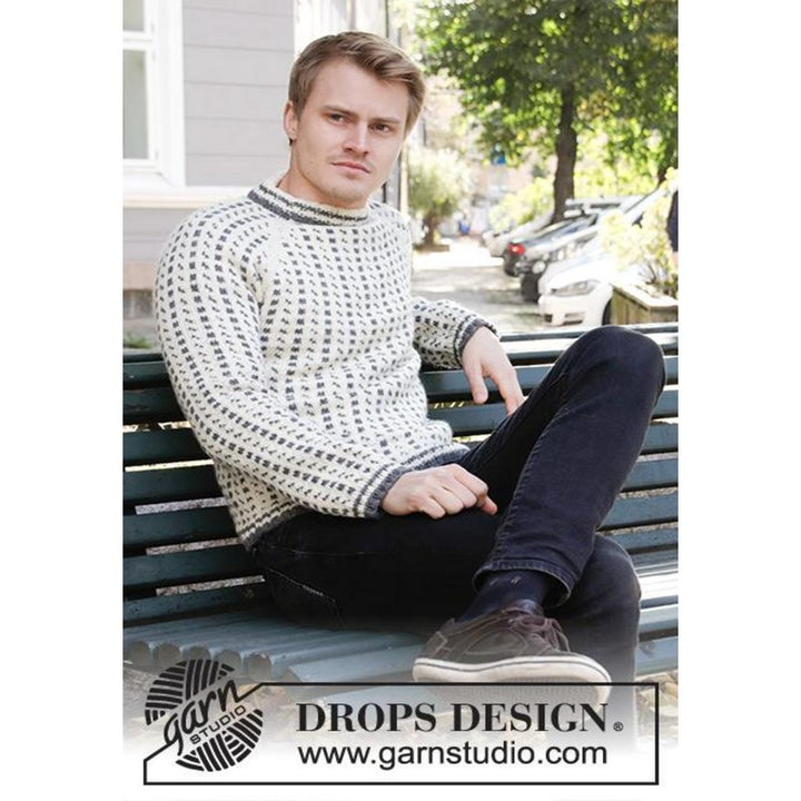 Herren Pullover mit Norwegermuster Strickanleitung - Drops Design (PDF) bei bei bei bei bei bei bei bei bei bei Lieblingsgarn