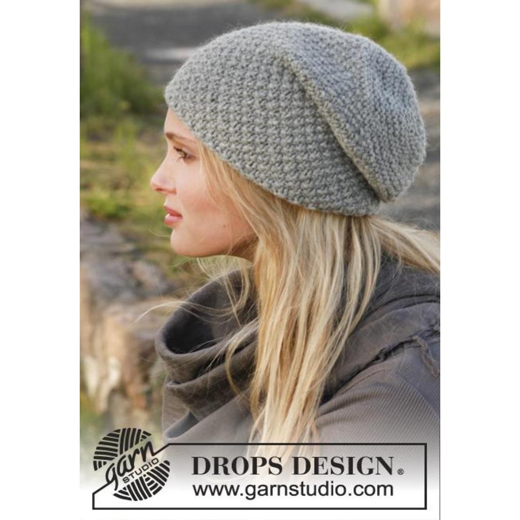 Mossing around Mütze Strickanleitung - Drops Design (PDF) bei bei bei bei bei bei bei bei bei bei bei bei bei Lieblingsgarn