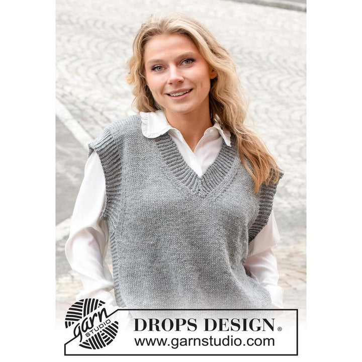 Skyscraper Vest Strickanleitung - Drops Design (PDF) bei bei bei bei bei bei bei bei bei bei bei bei bei bei Lieblingsgarn