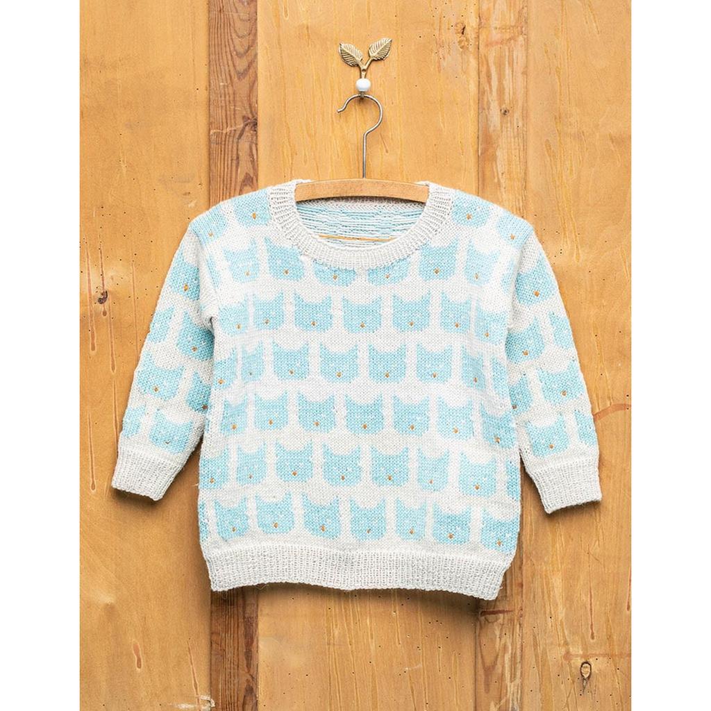 Katzen-Pullover Strickanleitung - Sandnes Garn / Olaug Beate Bjelland (PDF) bei bei bei bei bei bei bei bei Lieblingsgarn