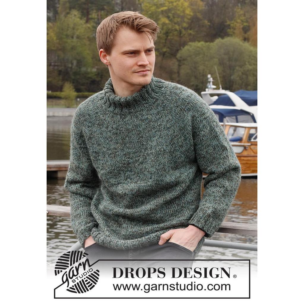 Lucky Wish Herrenpullover Strickanleitung - Drops Design (PDF) bei bei bei bei bei bei bei bei bei bei bei bei Lieblingsgarn