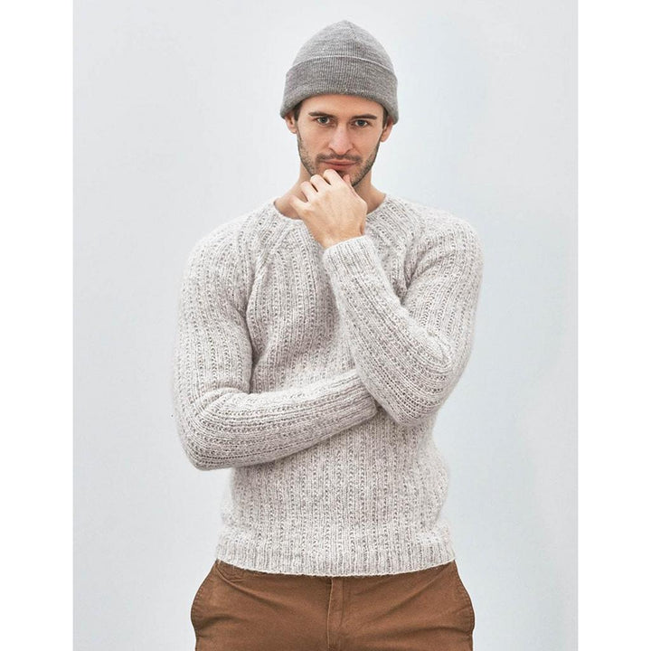Pullover mit Strukturmuster Strickanleitung - Sandnes Garn / Liv Stangeland (PDF) bei bei bei bei bei bei bei Lieblingsgarn