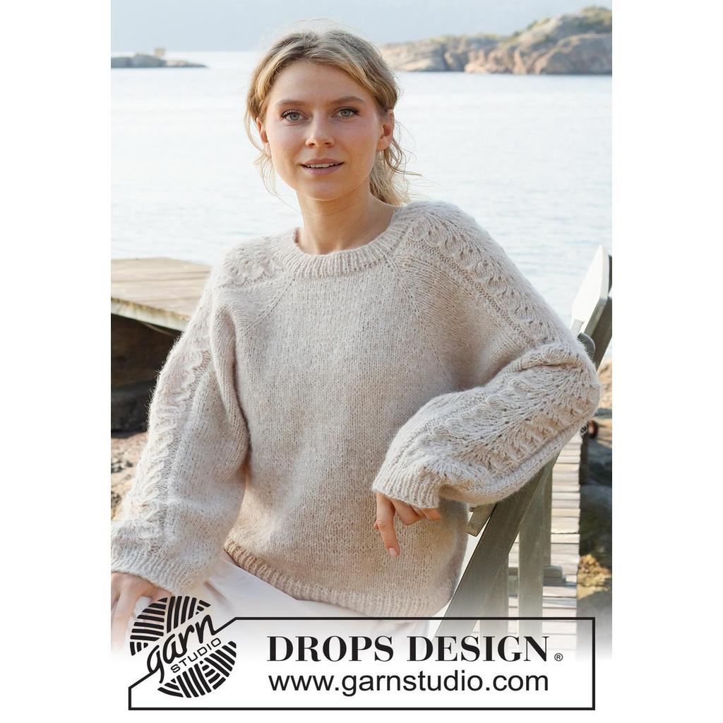 Bronze Summer Sweater Strickanleitung - Drops Design (PDF) bei bei bei bei bei bei bei bei bei bei bei bei Lieblingsgarn