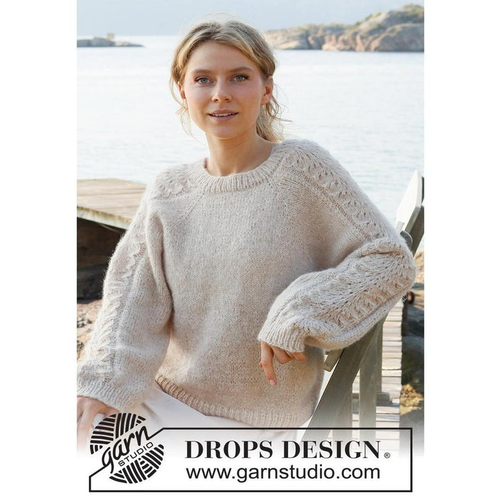 Bronze Summer Sweater Strickanleitung - Drops Design (PDF) bei bei bei bei bei bei bei bei bei bei bei bei Lieblingsgarn
