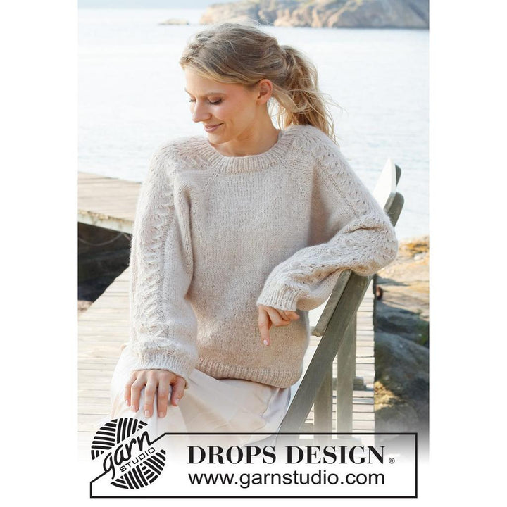 Bronze Summer Sweater Strickanleitung - Drops Design (PDF) bei bei bei bei bei bei bei bei bei bei bei bei Lieblingsgarn