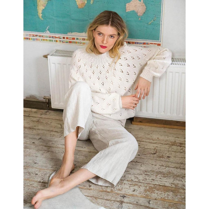 Kleeblatt-Pullover Strickanleitung - Sandnes Garn / Åsa Christiansen (PDF) bei bei bei bei bei bei bei bei Lieblingsgarn