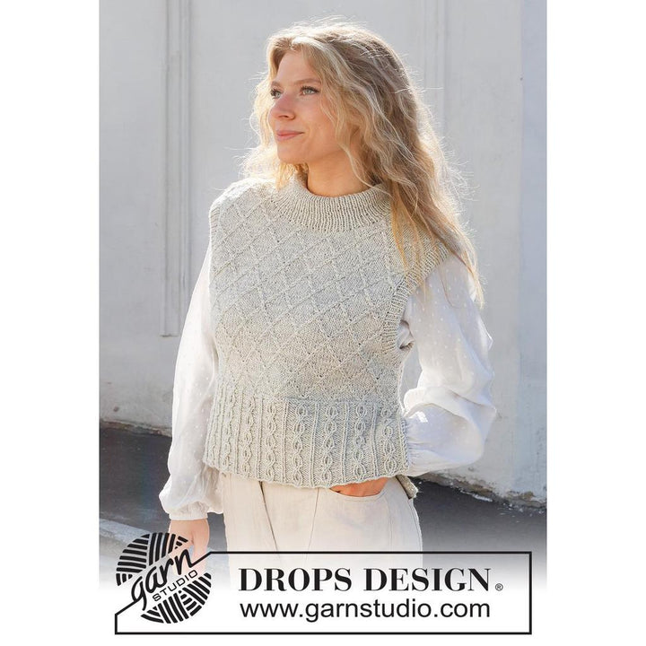 Diamond Sky Pullunder Strickanleitung - Drops Design (PDF) bei bei bei bei bei bei bei bei bei bei bei bei Lieblingsgarn
