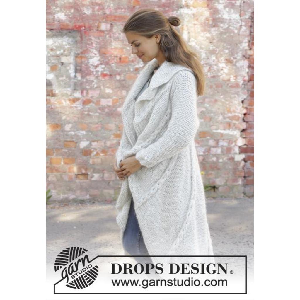 Empress Lange Kreisjacke Strickanleitung - Drops Design (PDF) bei bei bei bei bei bei bei bei bei bei bei bei Lieblingsgarn
