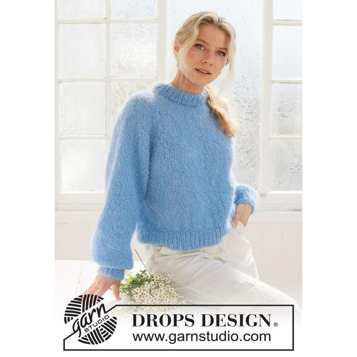 Blueberry Cream Sweater Strickanleitung - Drops Design (PDF) bei bei bei bei bei bei bei bei bei bei bei bei Lieblingsgarn