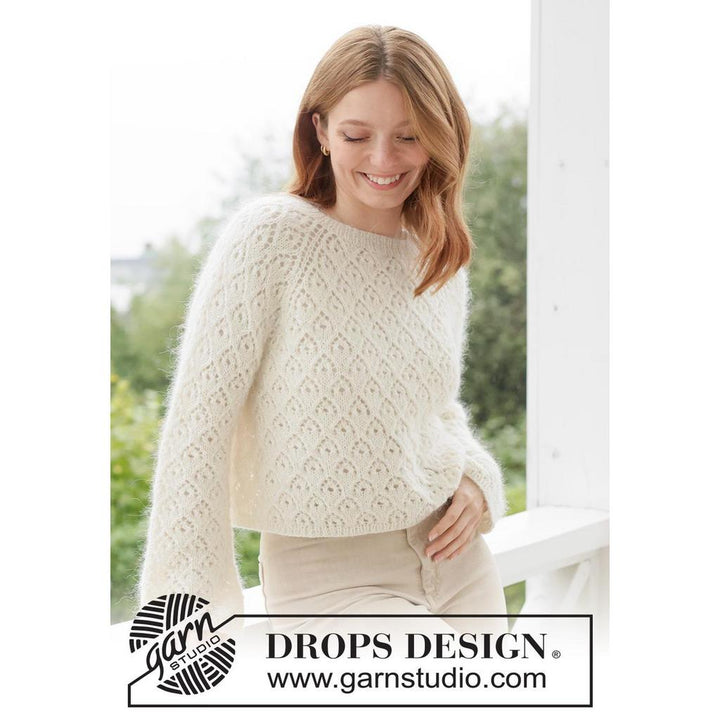 Lace Diamond Sweater Strickanleitung - Drops Design (PDF) bei bei bei bei bei bei bei bei bei bei bei bei bei Lieblingsgarn