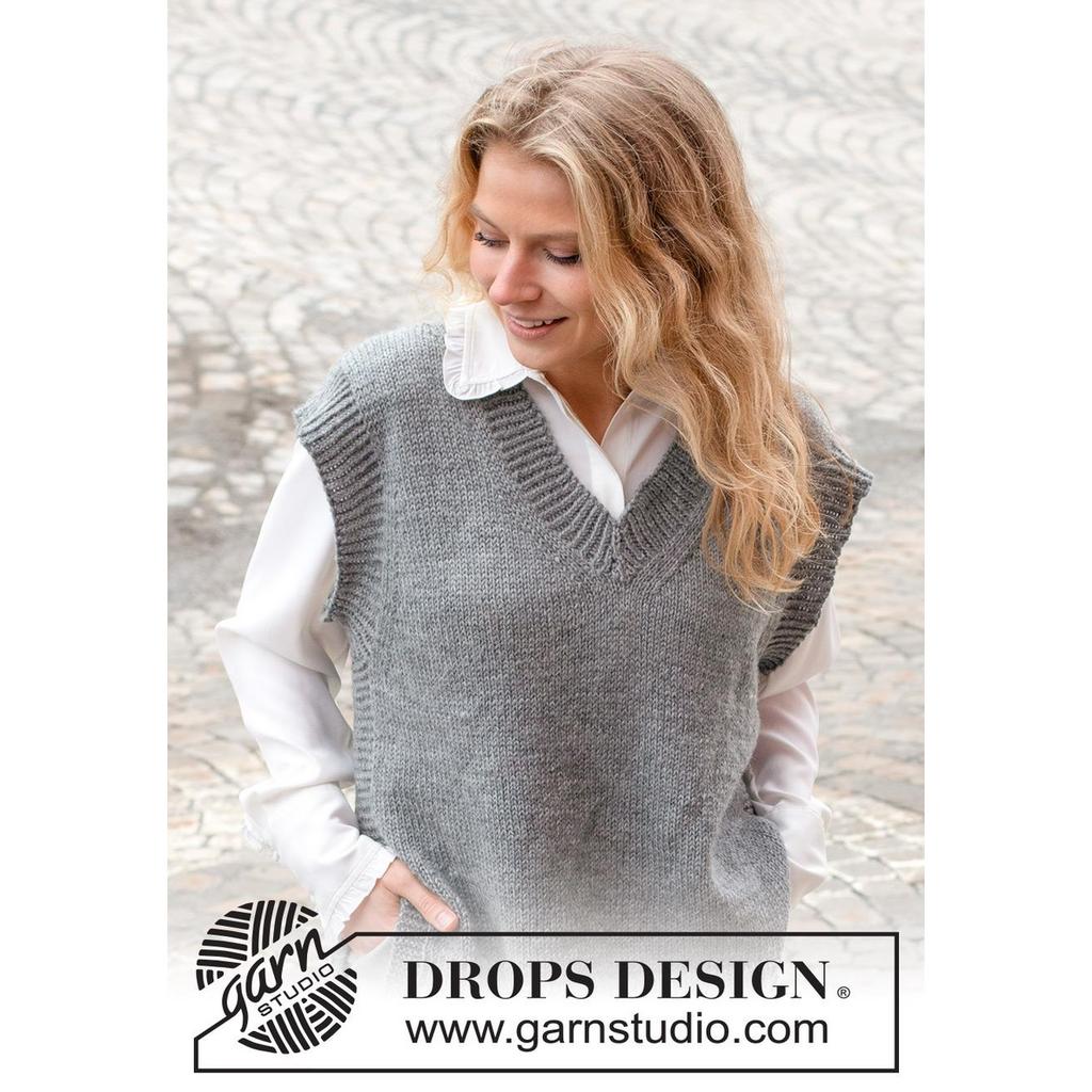 Skyscraper Vest Strickanleitung - Drops Design (PDF) bei bei bei bei bei bei bei bei bei bei bei bei bei bei Lieblingsgarn