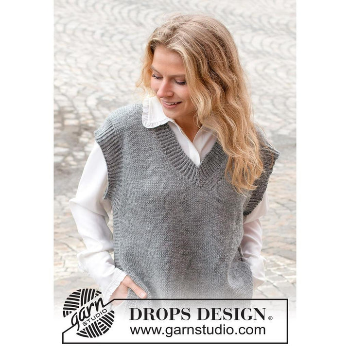 Skyscraper Vest Strickanleitung - Drops Design (PDF) bei bei bei bei bei bei bei bei bei bei bei bei bei bei Lieblingsgarn