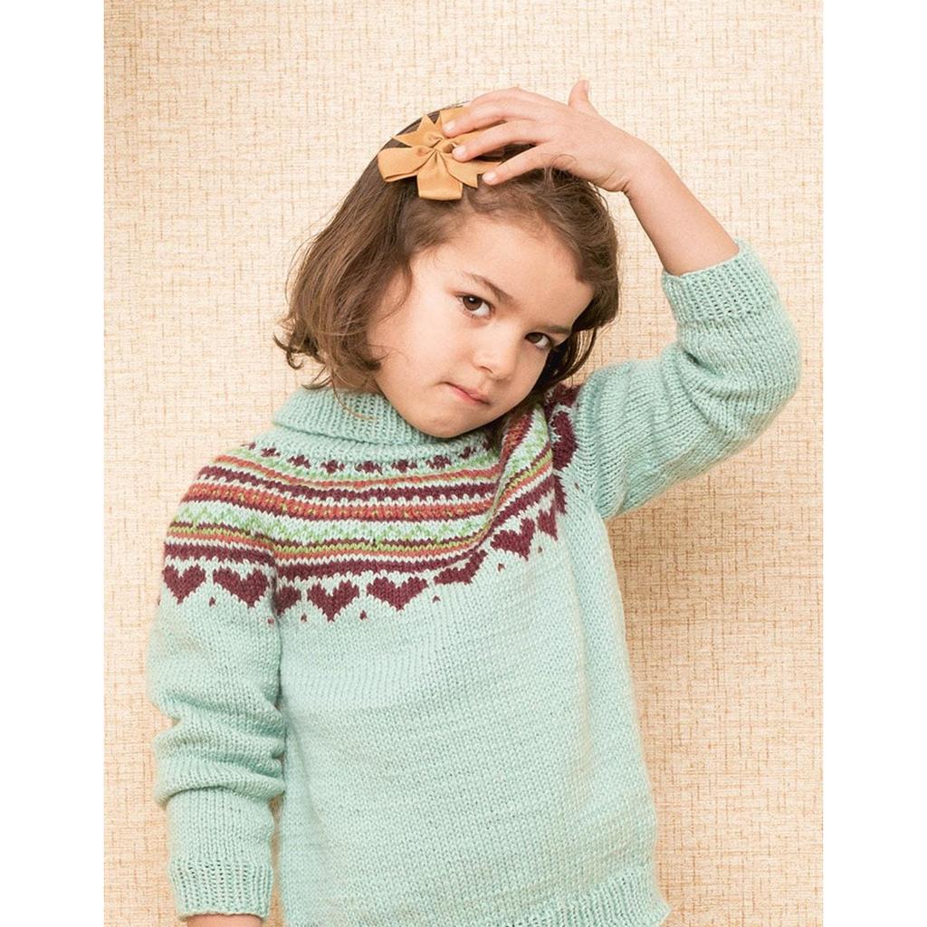 Eva Pullover mit Rundpasse Strickanleitung - Sandnes Garn (PDF) bei bei bei bei bei bei bei bei bei bei bei Lieblingsgarn