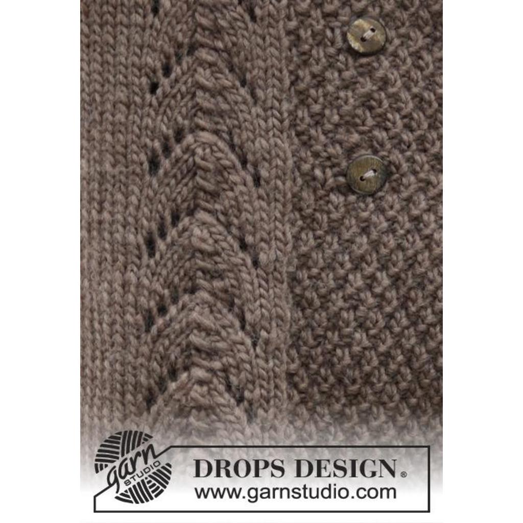 Into The Woods Jacke mit Kapuze Strickanleitung - Drops Design (PDF) bei bei bei bei bei bei bei bei bei bei Lieblingsgarn