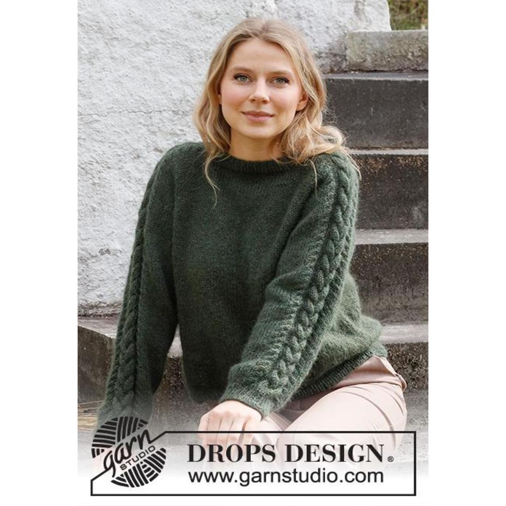 Deep Woods Sweater Strickanleitung - Drops Design (PDF) bei bei bei bei bei bei bei bei bei bei bei bei bei bei Lieblingsgarn