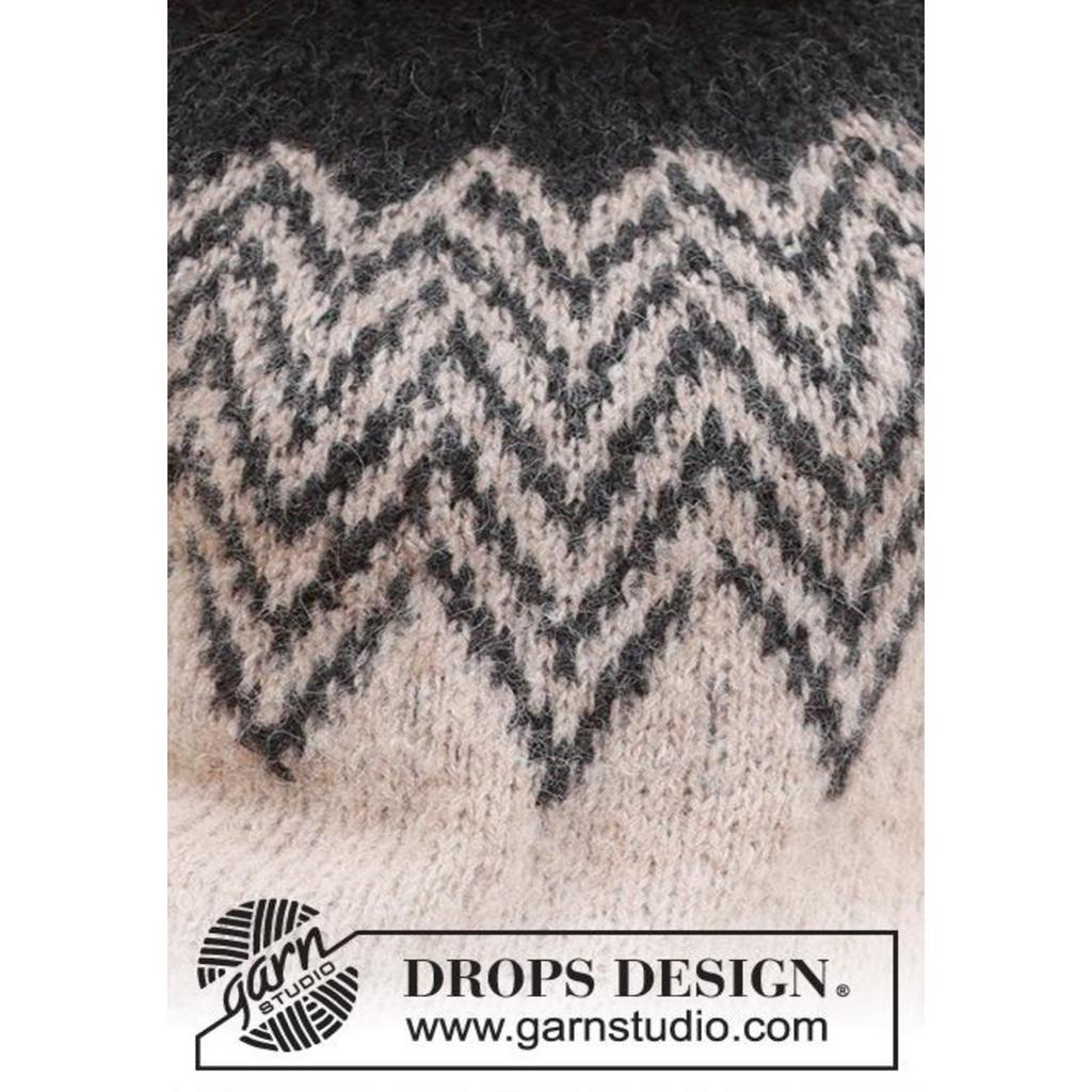 Inverted Peaks Sweater Strickanleitung - Drops Design (PDF) bei bei bei bei bei bei bei bei bei bei bei bei Lieblingsgarn