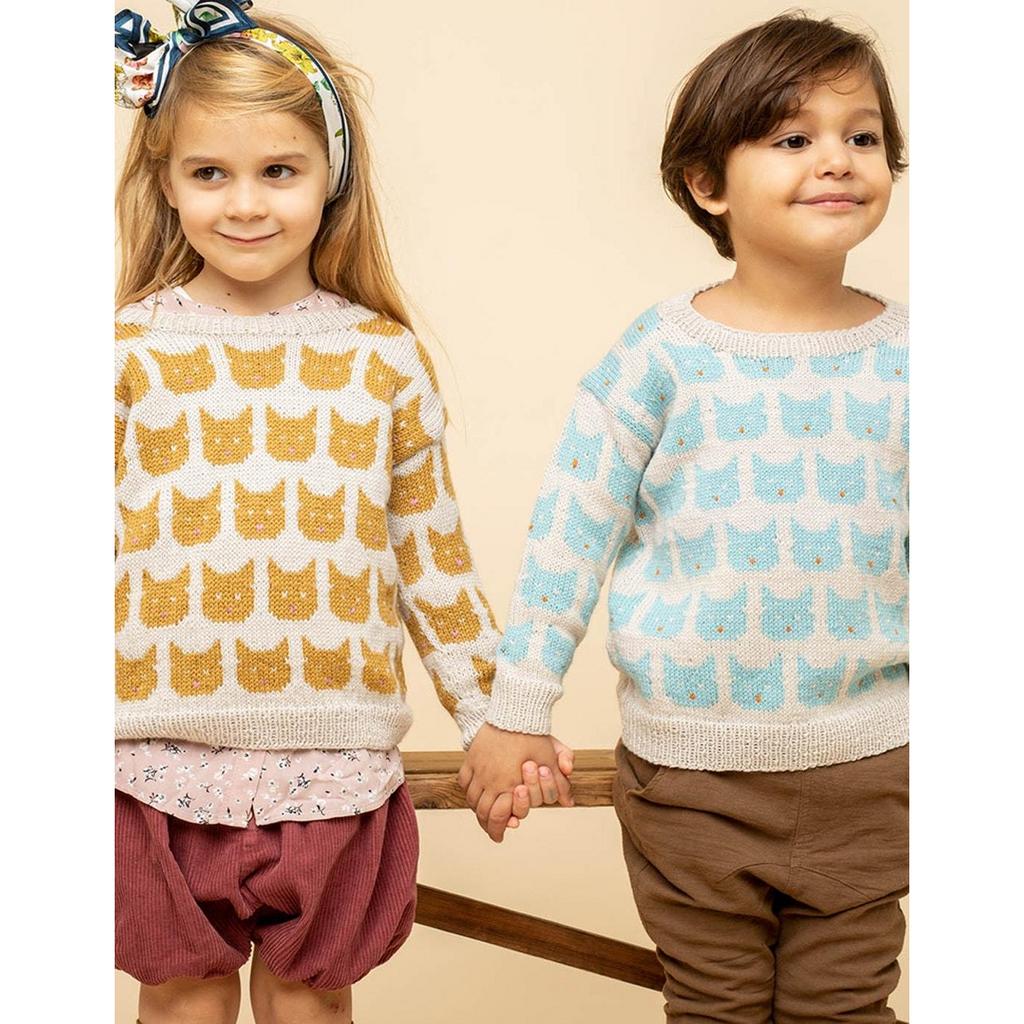 Katzen-Pullover Strickanleitung - Sandnes Garn / Olaug Beate Bjelland (PDF) bei bei bei bei bei bei bei bei Lieblingsgarn